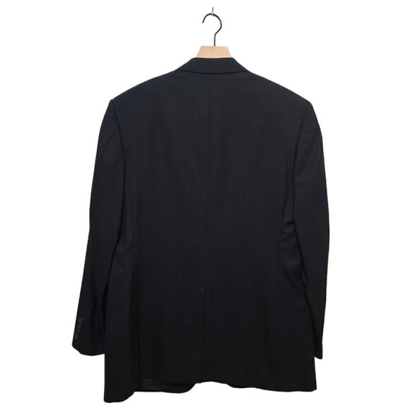 Brooks Brothers Brooksease Black Single Breasted Wool Blazer Sz 40R - Picture 4 of 11